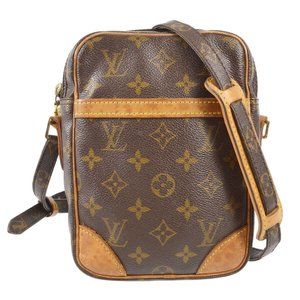 LOUIS VUITTON DANUBE PM MONOGRAM CANVAS BANDOULIERE BAG M45266 BAGS Brown  Leather ref.728380 - Joli Closet